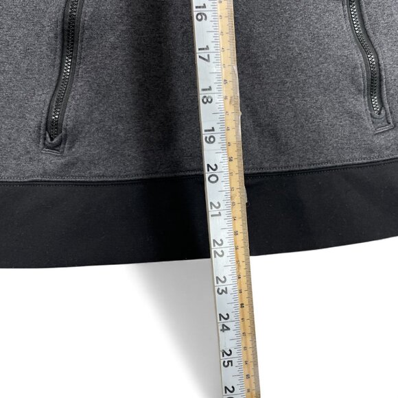 The North Face Gray Black Stretch Full Zip Training Running Jacket Women's Small - Picture 6 of 9